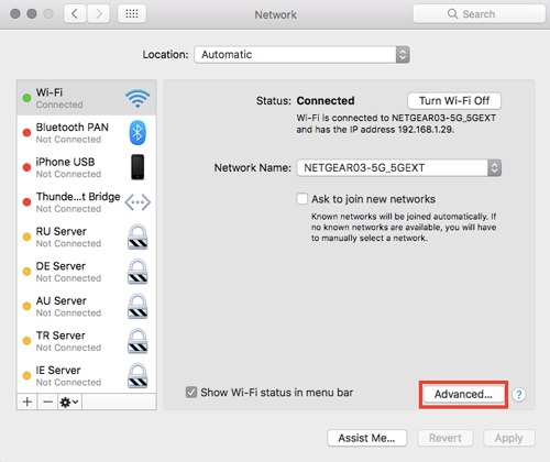 mac keeps asking for username and password to connect to internet
